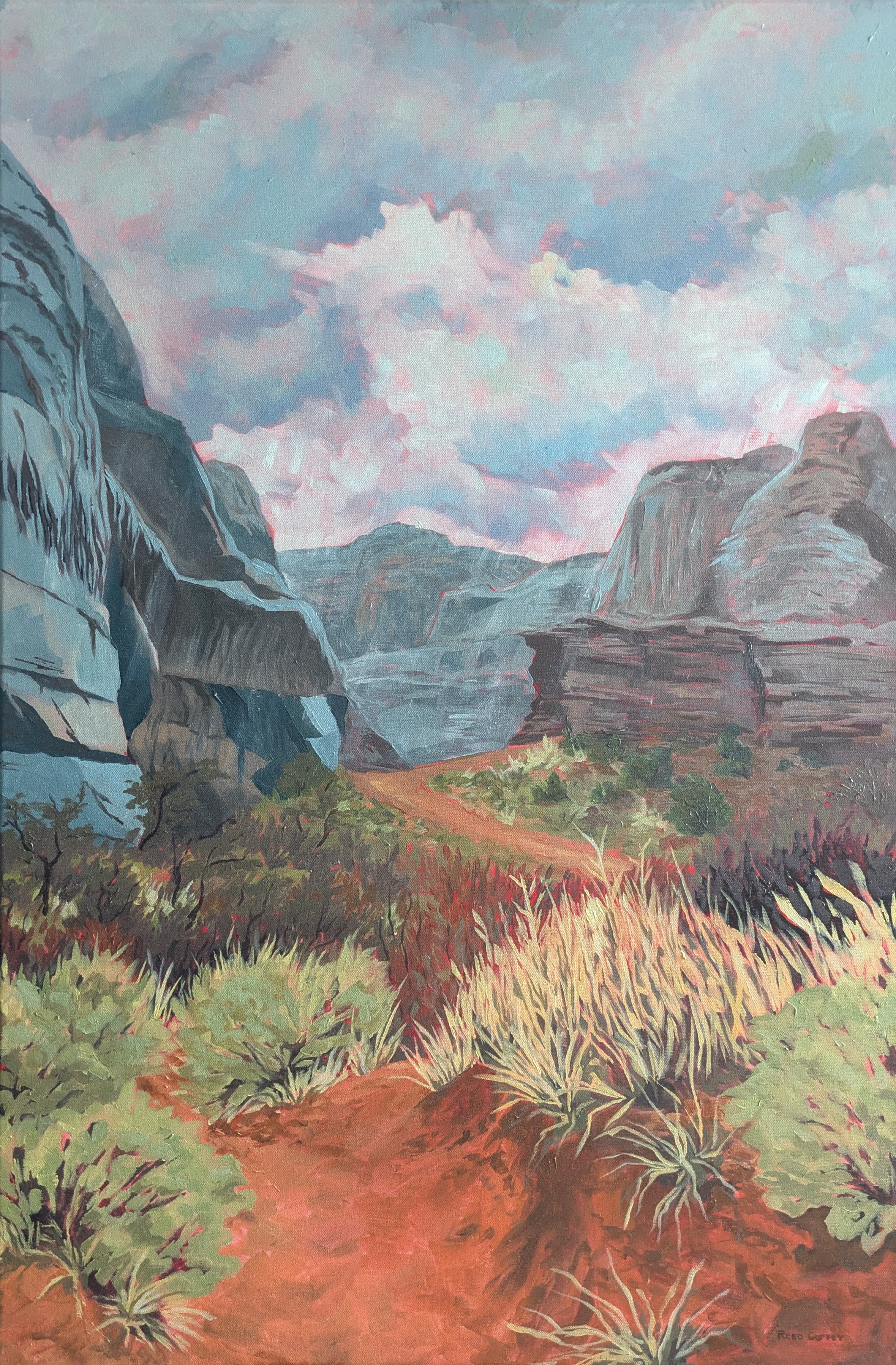 A winding path